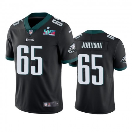 Maillot Philadelphia Eagles Lane Johnson 65 Noir Super Bowl LVII Vapor Limited - Homme Maillot Philadelphia Eagles Lane Johnson 65 Noir Super Bowl LVII Vapor Limited - Homme